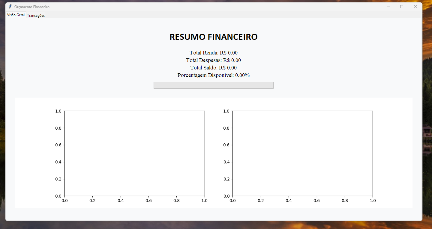 App Desktop de Orçamento Pessoal